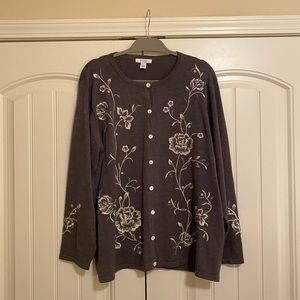 Sweater, button front